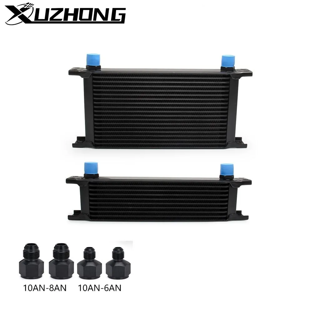 10 Row 19 Row An-10An Universal Oil Cooler Engine Transmission Oil Cooler Kit With An6 An8 Adapters British Type Zz-1027