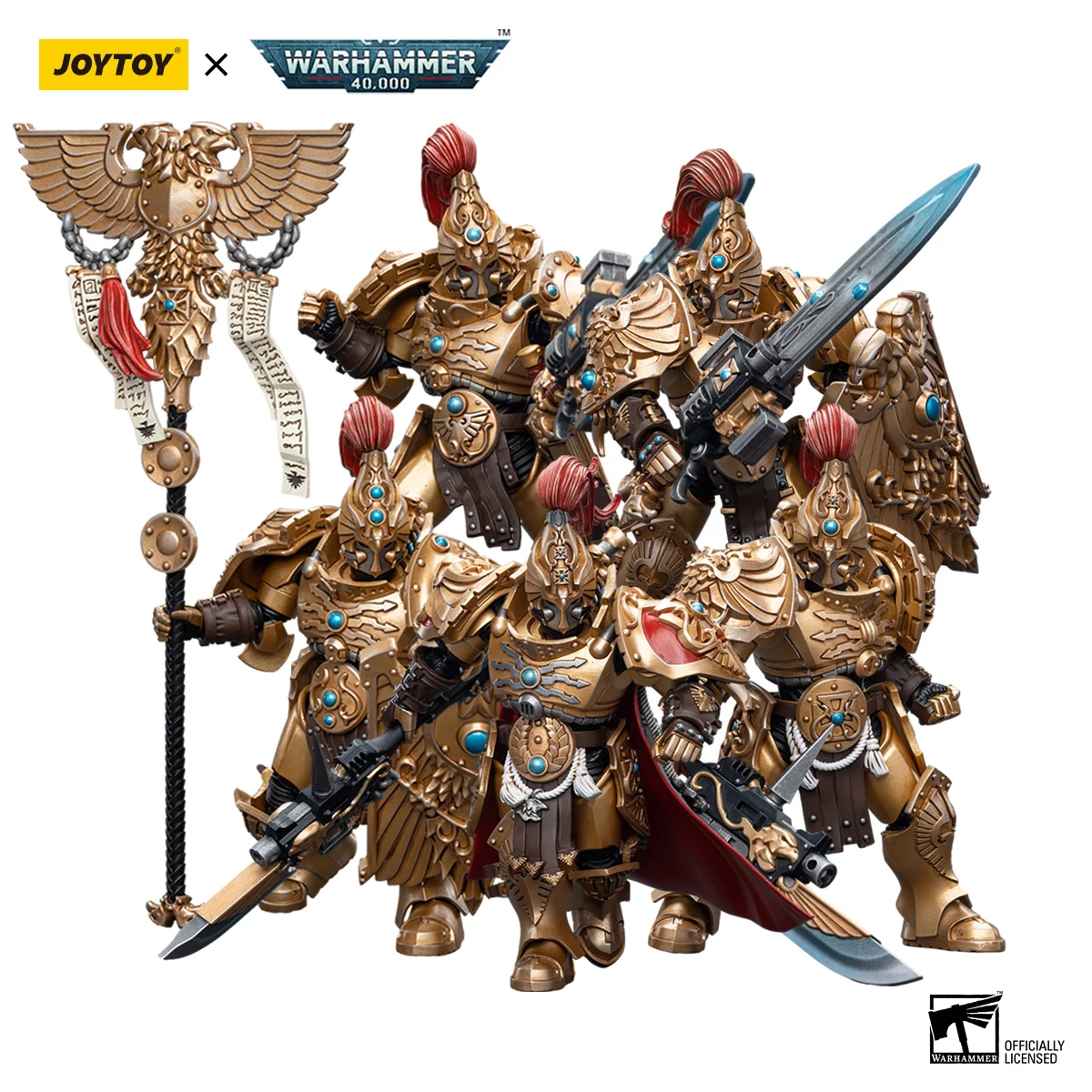 

[IN-STOCK] JOYTOY Warhammer 40K 1/18 Action Figures Adeptus Custodes Custodian Guard Anime Collection Model Toy Free Shipping