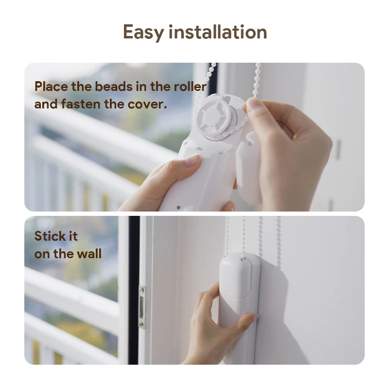 Tuya 롤러 블라인드 로봇 충전식 자동 커튼 전동 셔터 오프너 지원 Alexa Google Assistant Siri 음성 제어