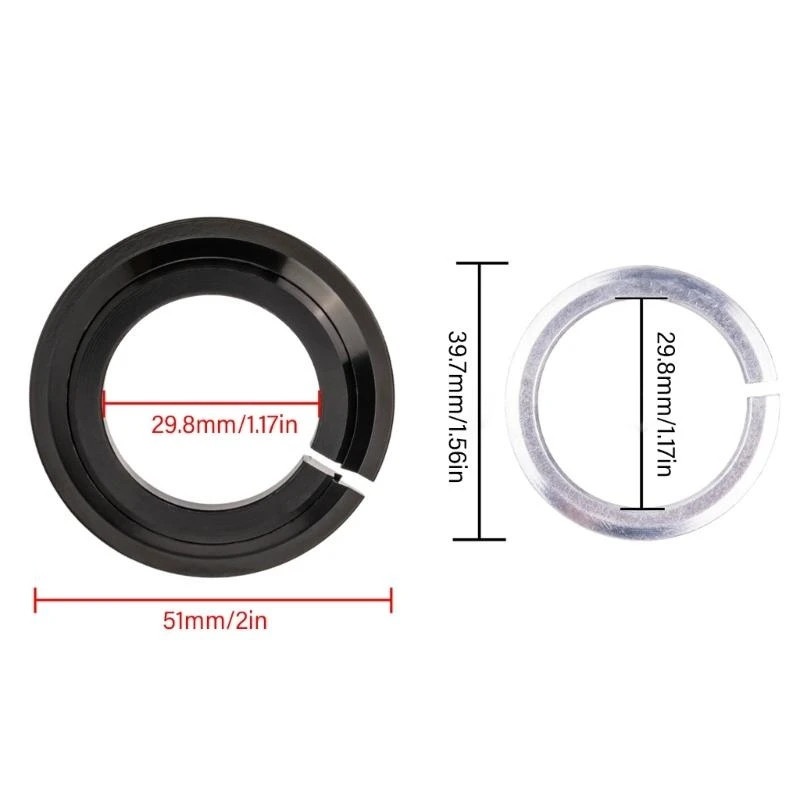 652d Bikes Headsets Waschmaschinen Spacer Crowns Race Integrated Typersatz Headsets Basisräder Basiskompressionen Hoop Cycling – Detail 7