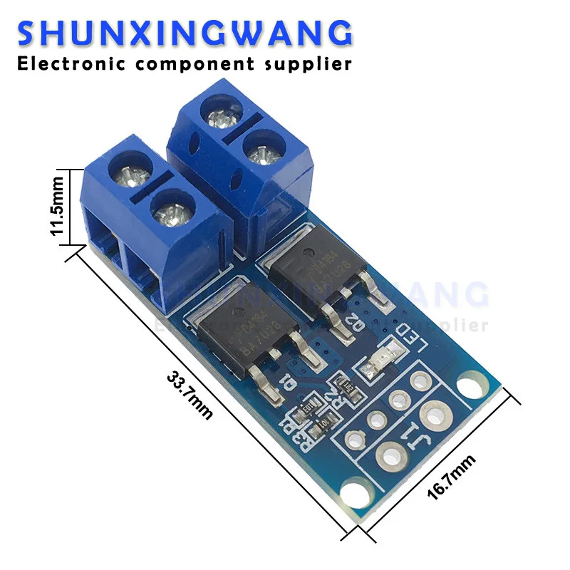 High Power 15A 400W MOS FET Trigger Switch Drive Module PWM Regulator ...