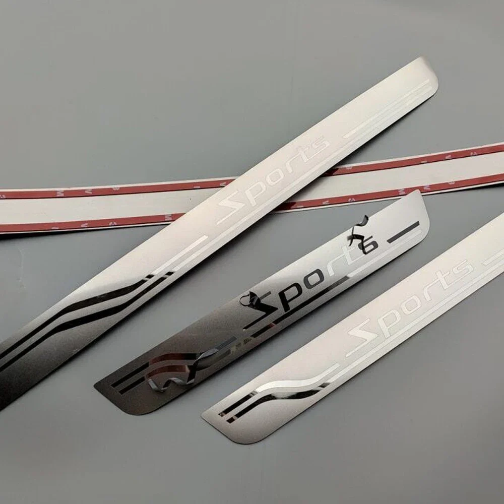 

Car Accessories Stainless Steel Door Sill Scuff Plate Styling For Volkswagen ID.6 X CROZZ VW ID 6 Protector Cover Threshold Trim