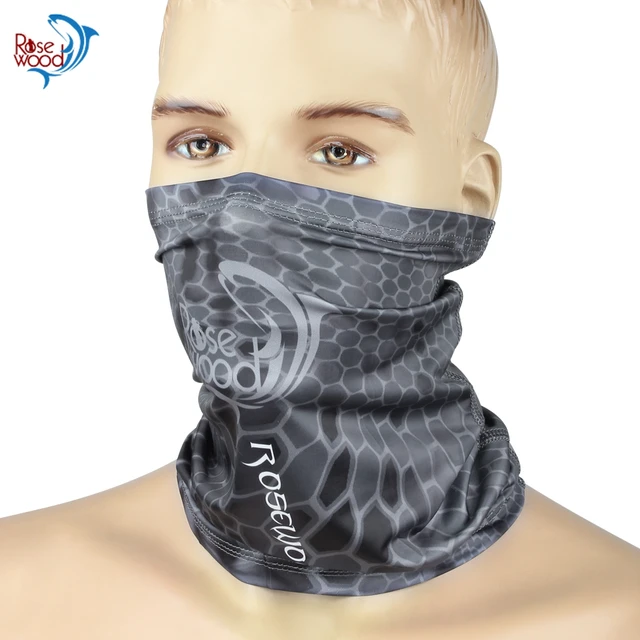 Rosewood Fishing Face Shield Sun Protection Neck Gaiter Mask