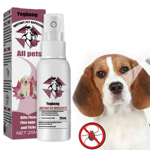 Spray Antipuces Et Tiques Pour Animaux De Compagnie, Pour Chiens Et Chats,  Contrôle, Traitement De Prévention, Protège Votre Maison - Tache Et Odeur  Décapants - AliExpress