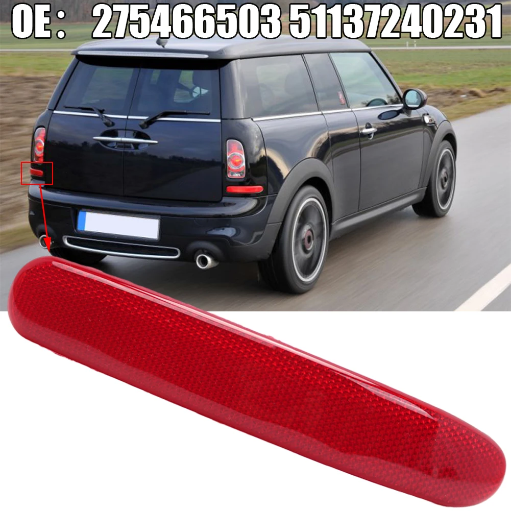 

1pc New Left Red Lens Reflective Sheet Rear Bumper Reflector Lights For Mini TURBO Clubman R55 2008-2014 #275466503/ 51137240231