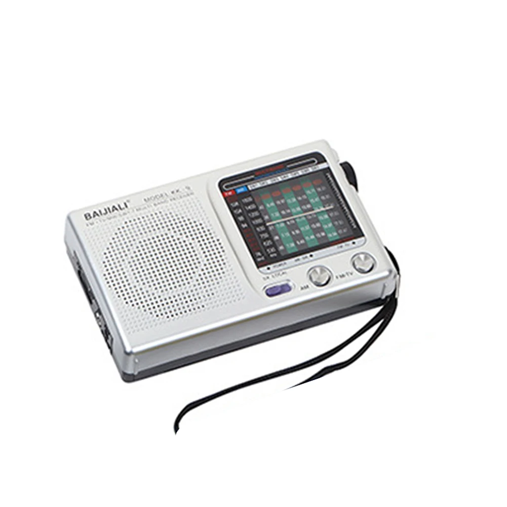 Radio Portable AM/FM/ON Fonctionnant Sur Piles AA - Design Rétro, Haut-parleur Intégré, Prise Casque
