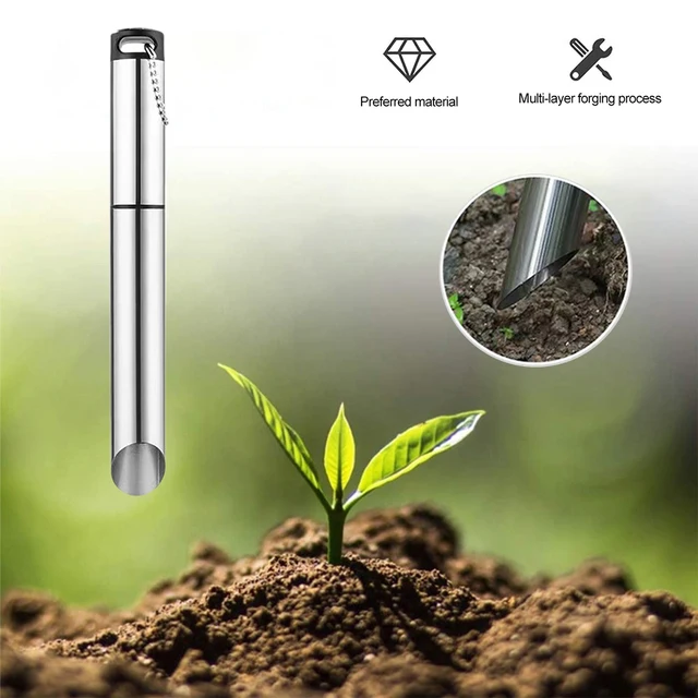 Kerti Lyuk-Lyukasztó Vetőmag Kézi Mezőgazdasági Csőcső-Transzplanter Ültetőgép Ültetvényes Virágátültetési Eszköz