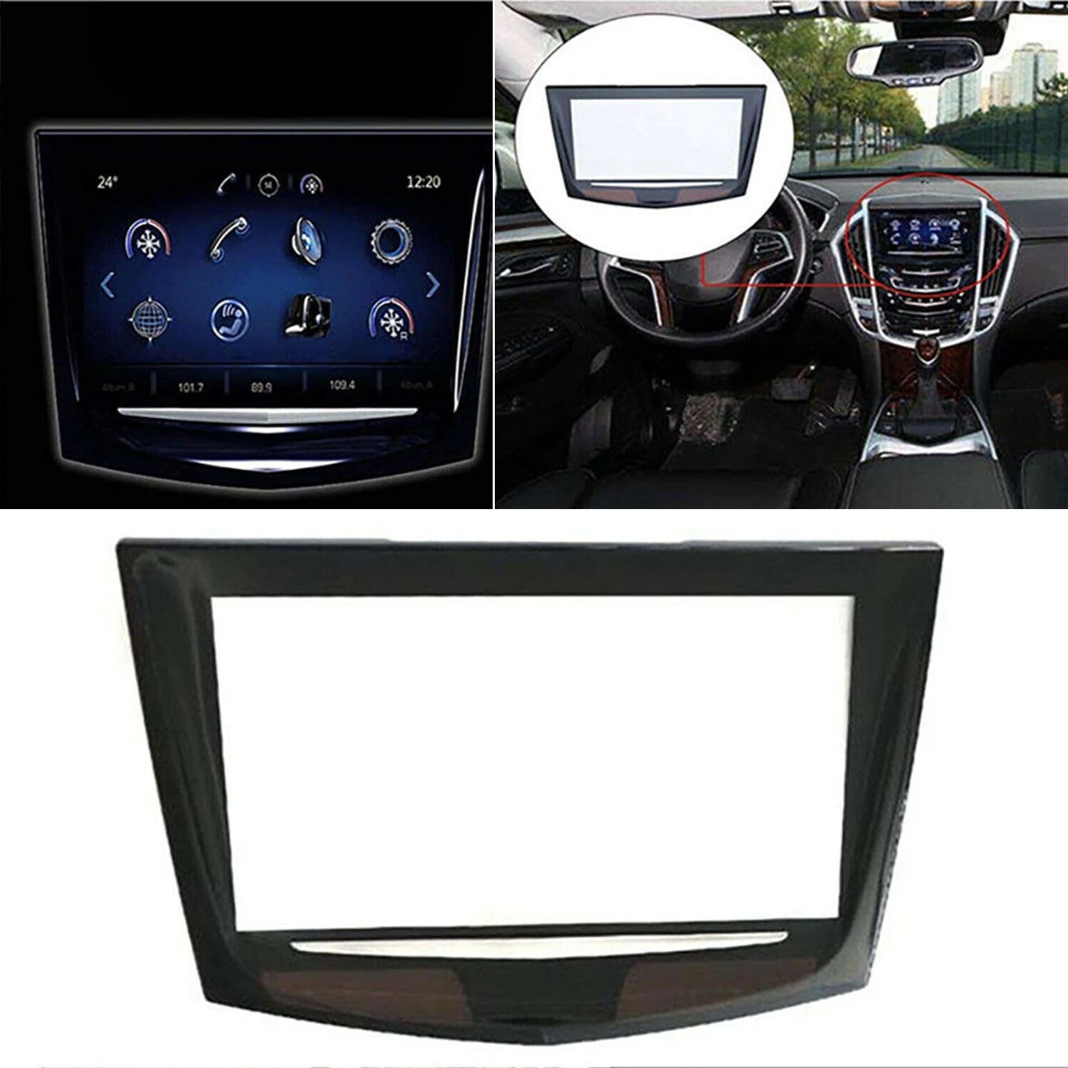 Touch Screen Display 1PC Auto For 2013-Cadillac ATS CTS SRX XTS CUE Lcd Display Instrument Cluster Display Speed Limit Emulator Display