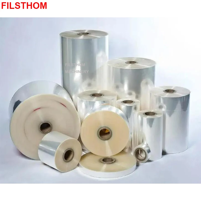 Rotolo di pellicola da imballaggio da 3 kg, materiale trasparente in PET composito PE, per macchine di sigillatura a caldo. - immagine 3