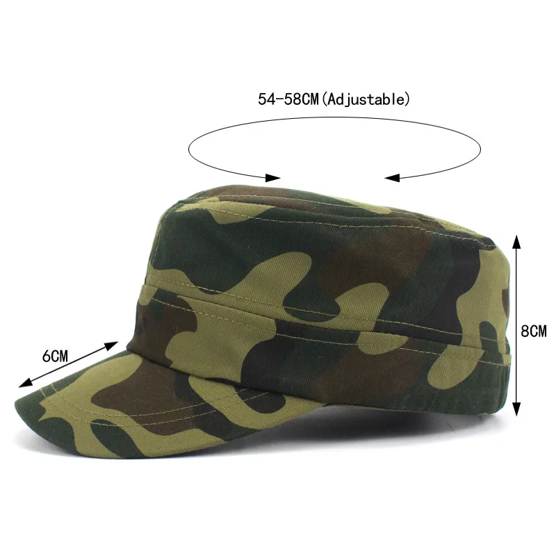 Cadet Military Army Baseball Cap Summer Spring Autumn Cotton Basic Trucker Dad Hats for Men Adjustable