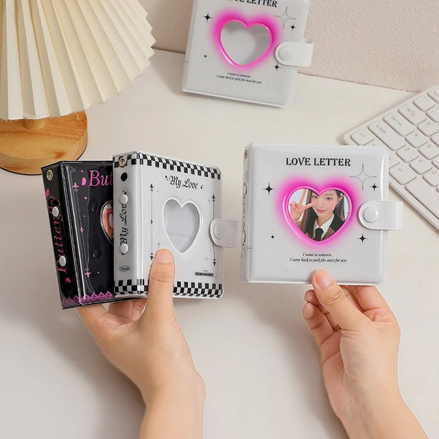 Ins Kártya Kötőanyag Kpop Photocards Holder Idol Card Book Love Photocard Protector Instax Album Polaroid Binder Down Cart - Image 6