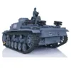 In Stock Heng Long HL 1/16 German Stug III RTR RC Tank 7.0 Plastic 3868 Machine Gun Smoking Remote Control Military Car Toys 4