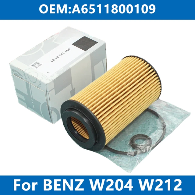 5X(Motor Auto ÖLfilter für W204 C- W212 E- für OM651 A651180010i