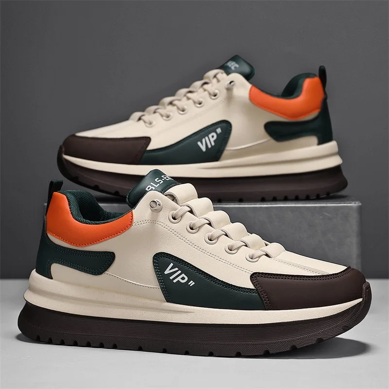 أحذية رياضية للرجال أحذية تنس مريحة من الجلد للرجا...