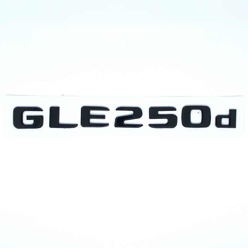 2017 GLE250d GLE300d GLE350d GLE400 GLE450 4Matic 자동차 스타일링 트렁크 명판 스티커용 문자 엠블럼 배지