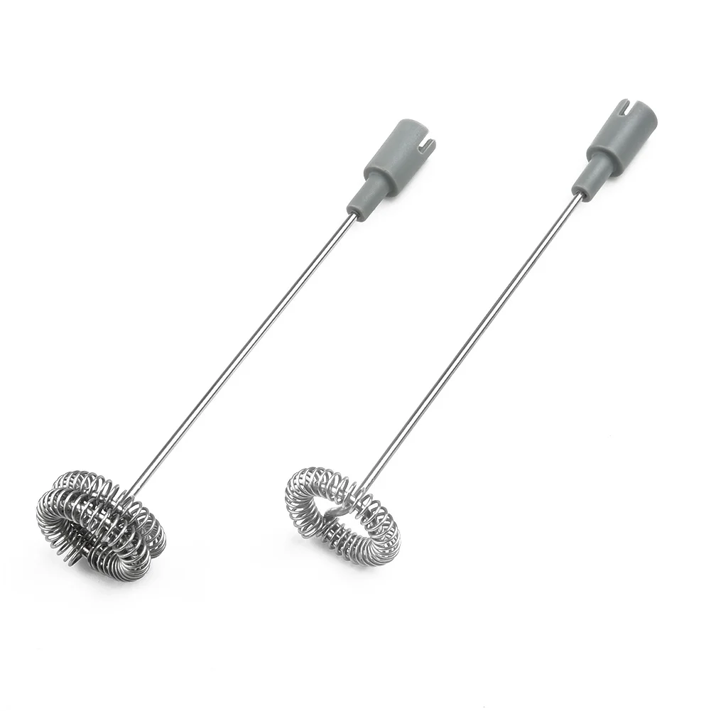 

Electric Milk Frother Coffee Drink Foamer Whisk Mixer Stirrer Coffee Eggbeater Host+Single Double Layer Whisk Head