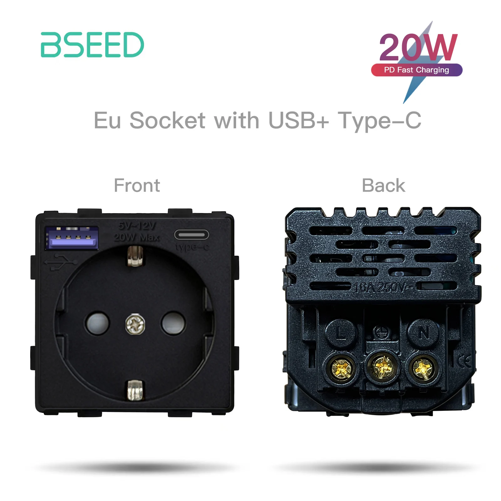 20W Type-c Socket