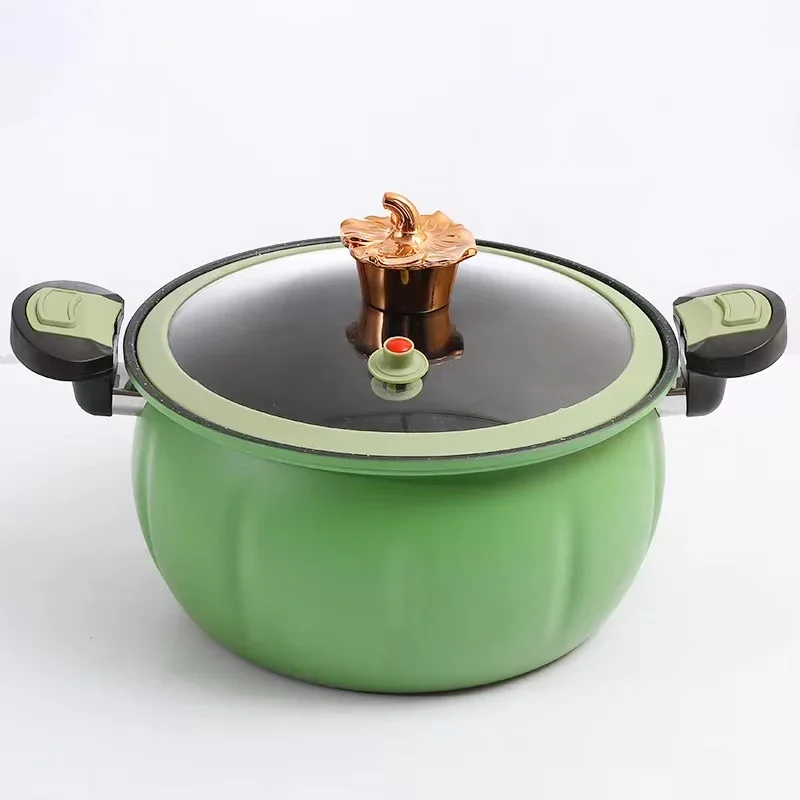 New Style Large Capacity Soup Pot Medical Stone Coating Non-stick Pot Pumpkin Soup Pot Micro Pressure Cooker 5