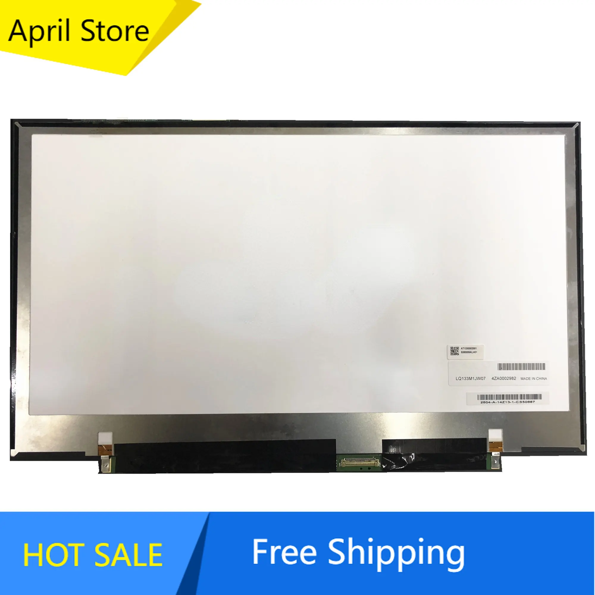 

LQ133M1JW07 13.3" FHD Laptop LED LCD Screen 1920*1080 eDP 30pin 72% NTSC Panel Replacement