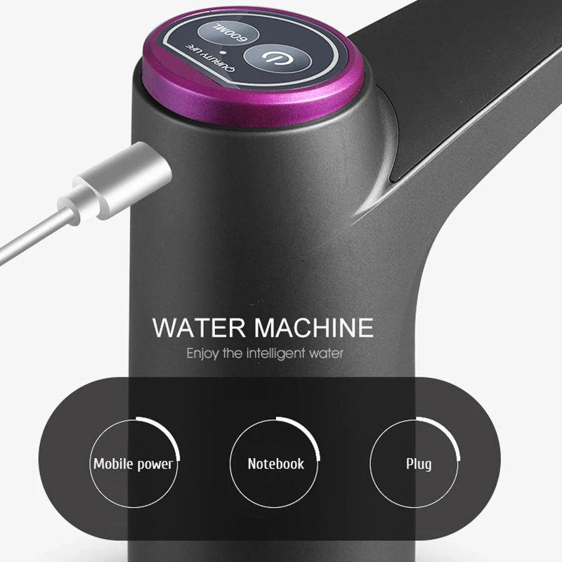 Dozownik inteligentna pompa wodna woda Mini beczkowa woda automatyczna elektryczna butelka z pompką wody przełącznik urządzenia do leczenia gadżety