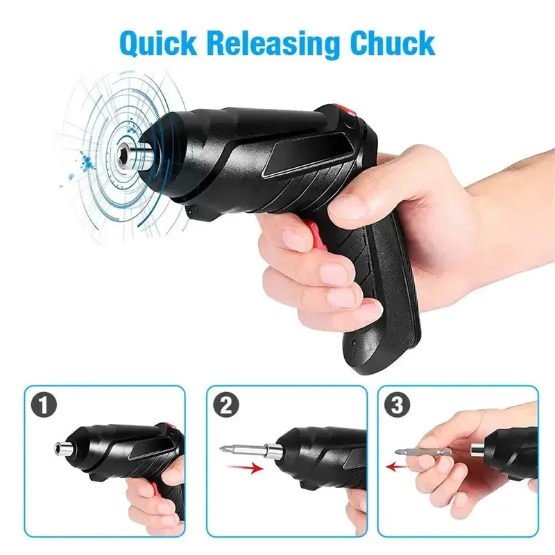 2026 Electric Screw Driver Mini Household Electric Drill Rotated Cordless Screwdriver  Power Tools Household Maintenance Repair