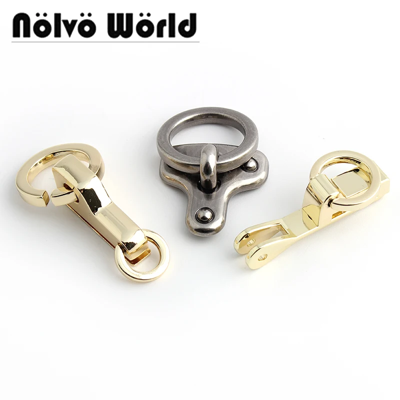 20-100pcs 3 Colors 3 Size 15-18-22mm Women Bag Rope Connection Buckle Handbag Hook Bag Accessories
