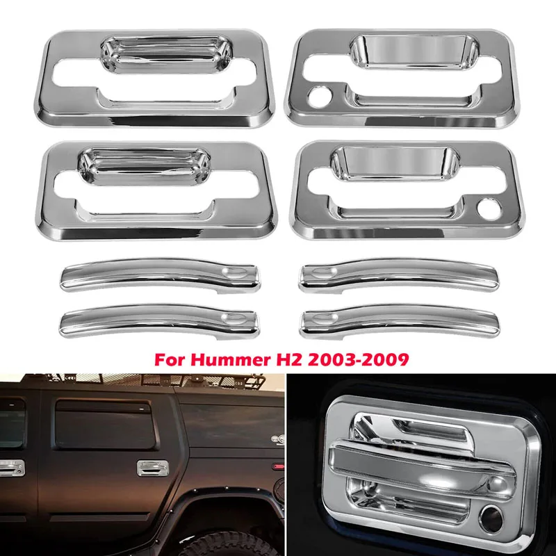 NONY Automotive Door Handles Chrome Cover Trim Exterior Accessories Fit