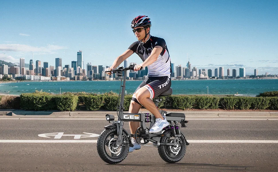 Erwachsenen-E-Bike 250W Motor 48V 15Ah Akku Faltbares Elektrofahrrad 14*2,125 Zoll Reifen Stadt-Pendler-Elektrofahrrad – Detail 1
