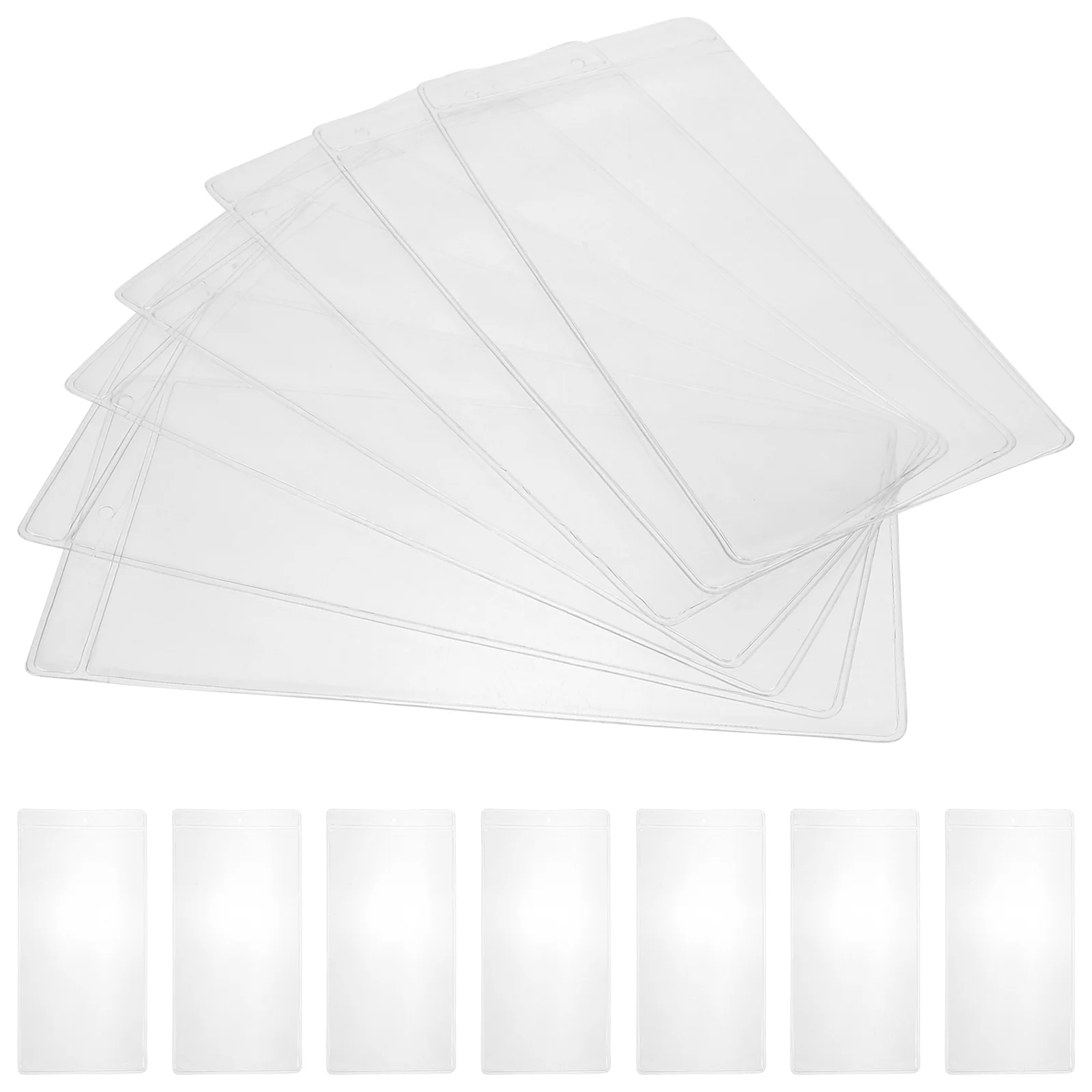 

30 Pcs Label Bag Bookmark Markers Holder Photo Sleeves Pvc Decorative DIY Accessory