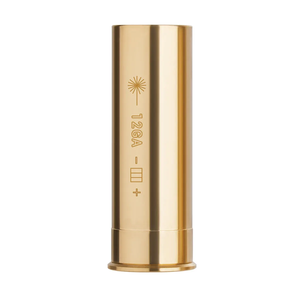 12GA 20GA Red Dot Laser Brass Boresight CAL Cartridge Barrel Bore Sighter for Hunting Gun Scope Adjustment Rifle Pistol Shotgun