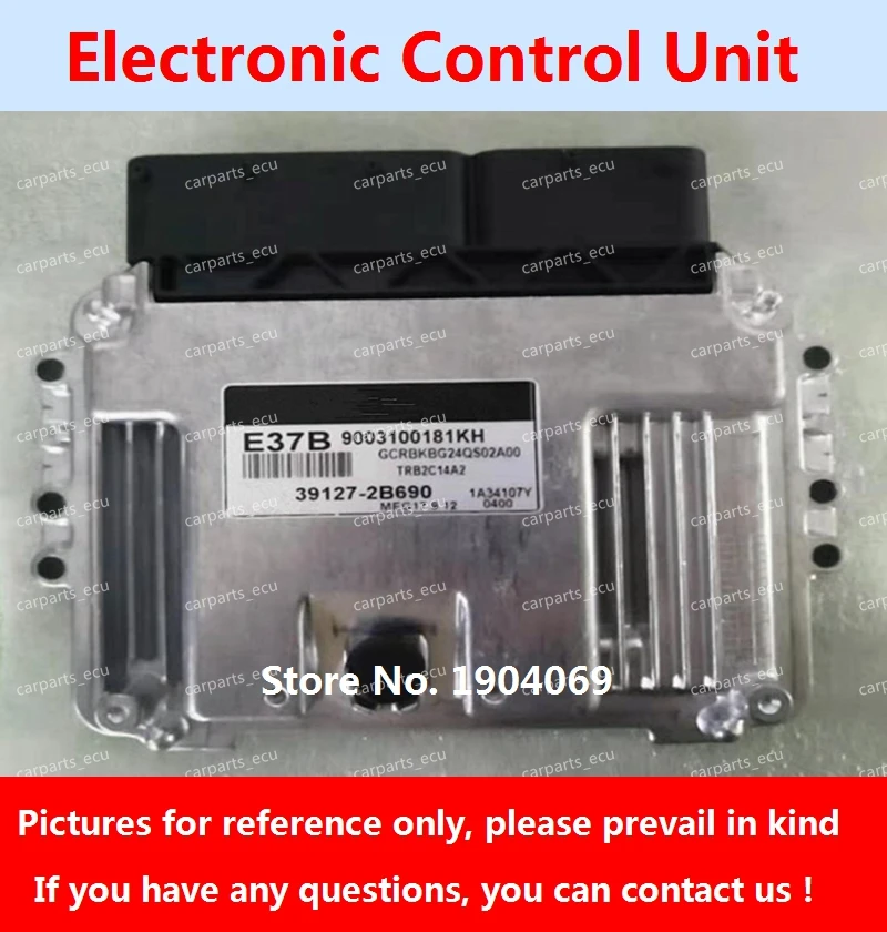 Car Engine Computer Board ECU Electronic Control Unit 39127-2B690 E37B 39127-2B890 39127-2B700 For Hyundai -AT Accent gas ecu kits automotive control module