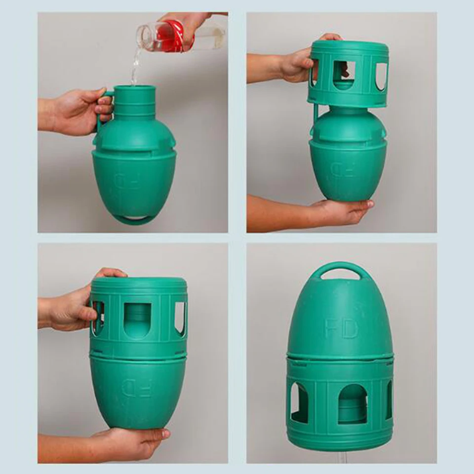 Distributore Acqua Automatico Per Piccioni - 2L, Con Design Anti-Sporco, Per Voliere O Giardino - Foto 3