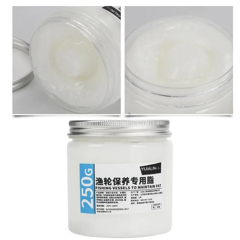 Fishing Rod Lubricant 250g Fishing Gear Maintenance Oil Rust-Proof Rotating Reel Equipment Grease Enthusiasts fishing gear lubricant
