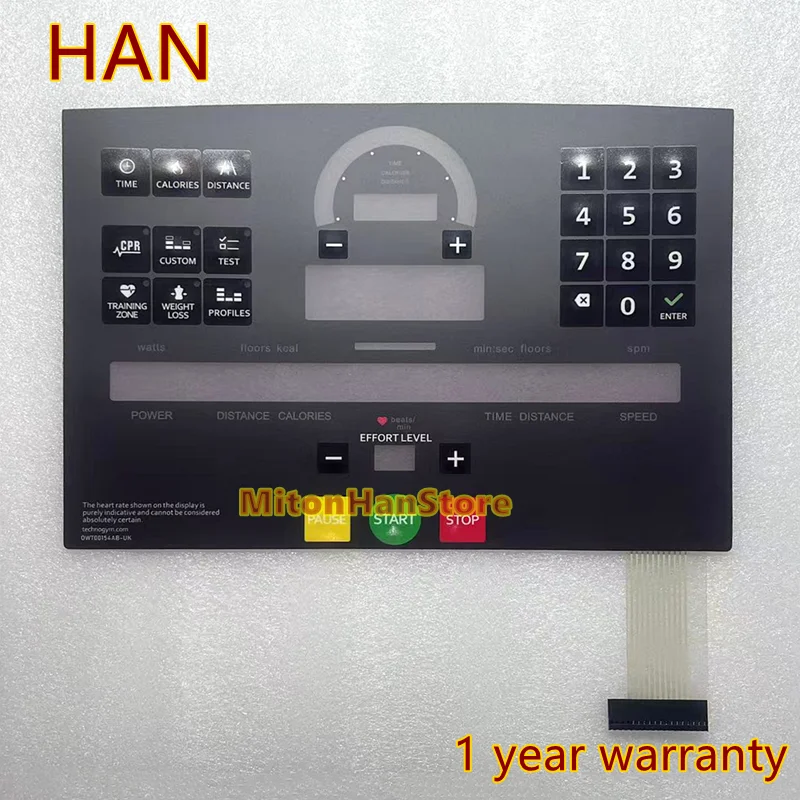 Treadmill Keyboard New For Technogym Treadmill Membrane Keypad Button Keyboard - AliExpress 7