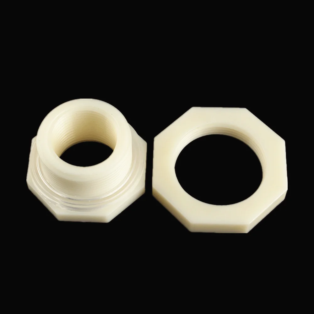 ABS 1/2" 3/4" 1" BSP Male Thread Thread/Female thread Water Tank Connector Plastic Pipe Fitting For Fish Tank Aquarium DIY hose pipe fitting pipe fitting water pipe fitting