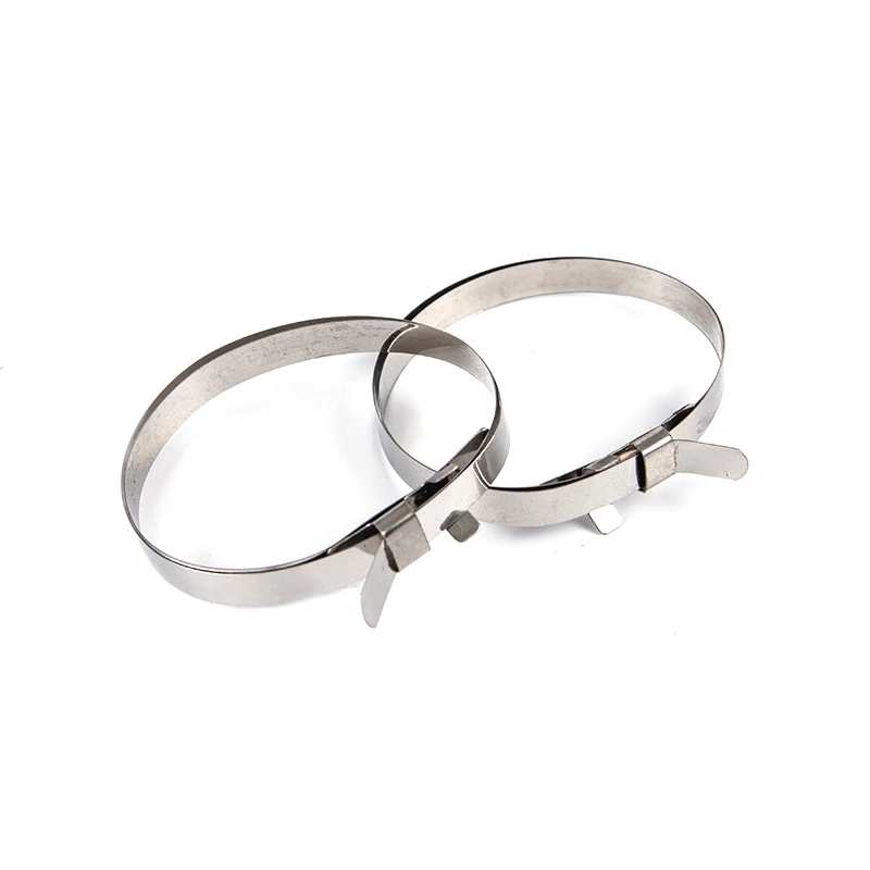 Axle CV Joint Boot Clips Kit Stainless Steel Cable Tie Driveshaft Retain Clip Auto Crimp Banding Clamp 4pcs cv boot clamp stainless steel clamp clips