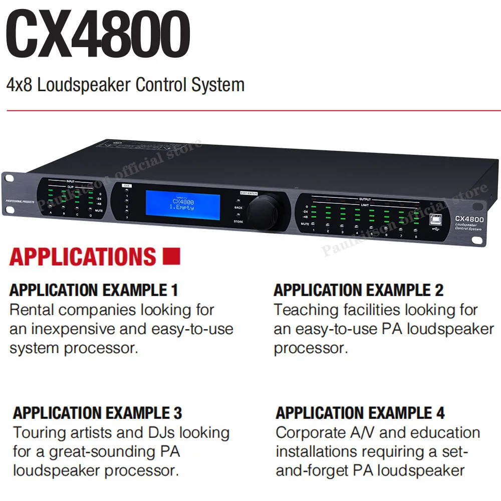Professional Digital Audio Processor DriveRack CX4800
