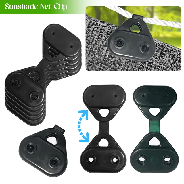 20Db Napsütéses Nettó Clip Otthoni Kerítés Telepítő Horog Üvegházhatású Film Napsütés Háló Bilincs Kültéri Sátra Lóg