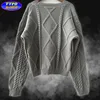 Autumn Knitted V-neck Long Sleeve Women's Grey Cardigans Winter Keep Warm Sweater Coat Fashion Solid Casual Tops 2024 3