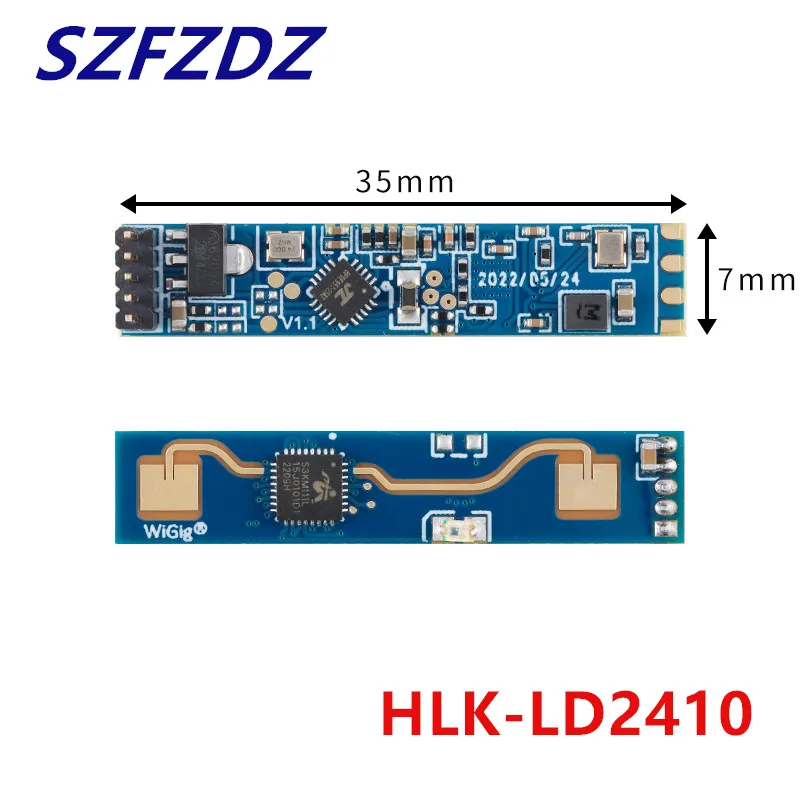 HLK-LD2410B FMCW 24G Smart Human Presence Status Sensing Radar Heartbeat Detection Sensor Module High Sensitivity DuPont Cable human presence sensor