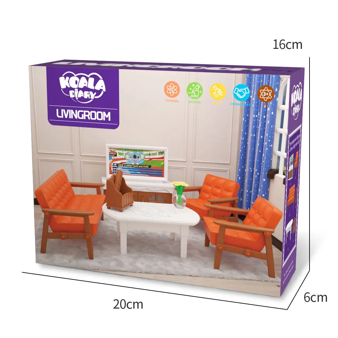 Deluxe Dollhouse Furniture Set