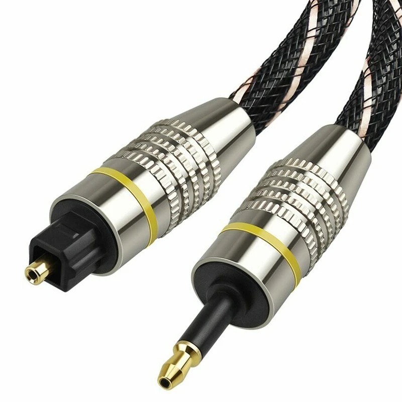 

Digital Sound Toslink To Mini Toslink Cable 3.5Mm SPDIF Optical Cable 5M