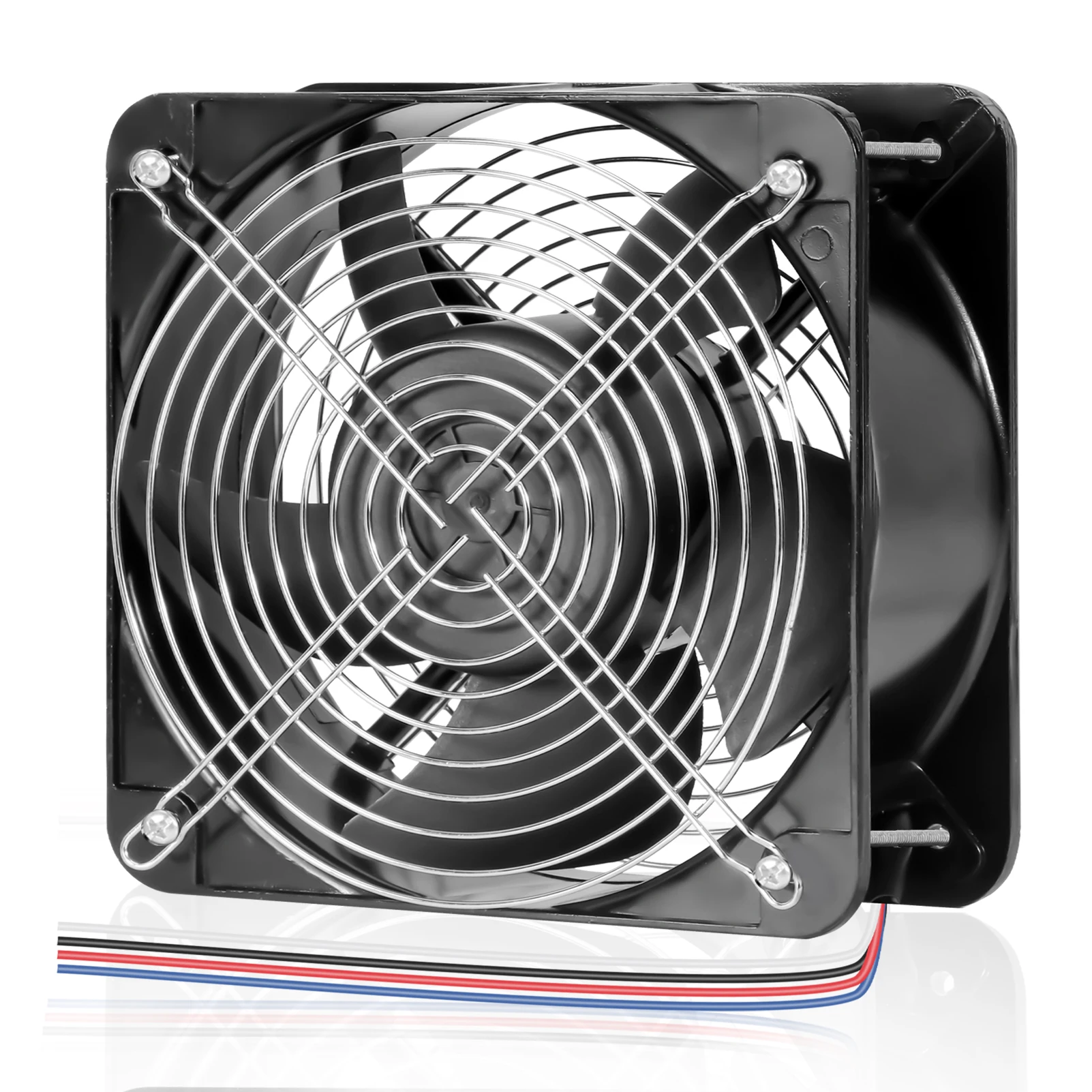 Grande Tamanho 200 mm 20060 20cm dc 12v Alto Fluxo de ar 540cfm 200x60 mm para a Estação de Carregador do Carro do Veículo ev Ventilador de Refrigeração Industrial Novo - Imagem 3