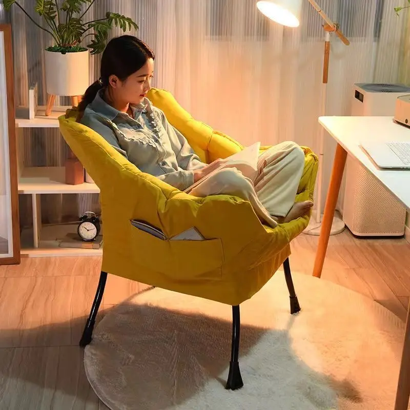 Couch Computer Chair Single Sofa Chair Home Balcony Lounge Lounge Dormitory Can Lie Back Small Sofa Cafe