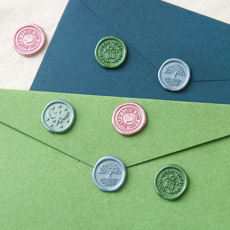 Kraft Paper Envelopes 50pcs/lot 22x11CM Kraft Paper Vintage Envelope Wax Seal For Wedding Invitations Greeting Cards Festival Blessing Letter Western