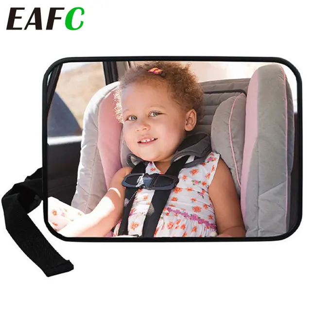 Car Safety Car Baby Mirror Safety Rearview Mirror Rear Seat Mirror Child Seat Headrest Mounting Mirror Safety Monitor Square