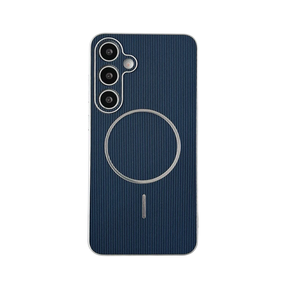 Striped Design Phone Case with Magnetic Suction