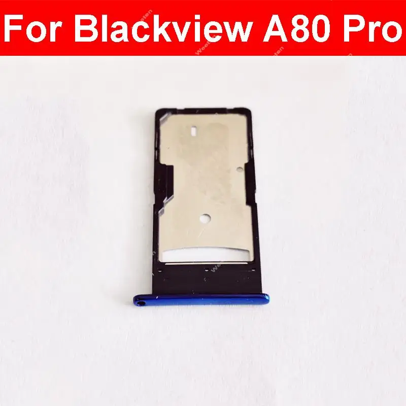 Sim Card Holder SIM Card Tray For Blackview A80 Pro Sim Card Slot Holder  Card Reader Adapter Replacement Parts
