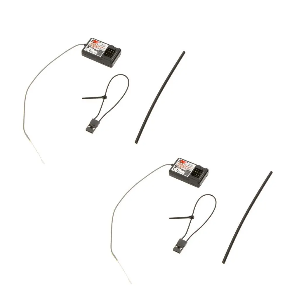 Récepteur RC 2.4GHz 3 canaux FlySky FS à côté d'une télécommande, compatible voiture et bateau