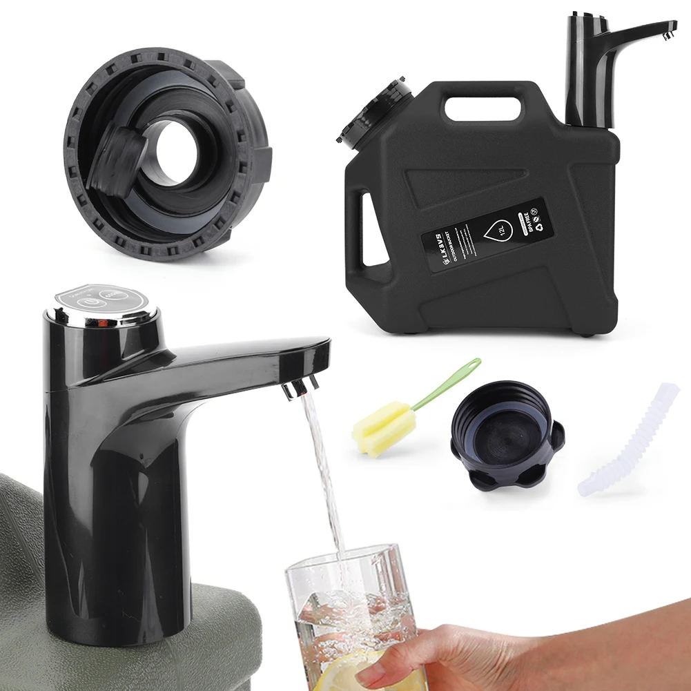 Portable 12L Water Can with Dispenser for Camping Hiking